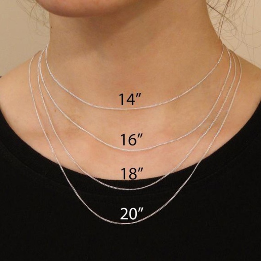 14k Gold Filled Tiny Paperclip Dainty Chain Necklace - Picture 10 of 11